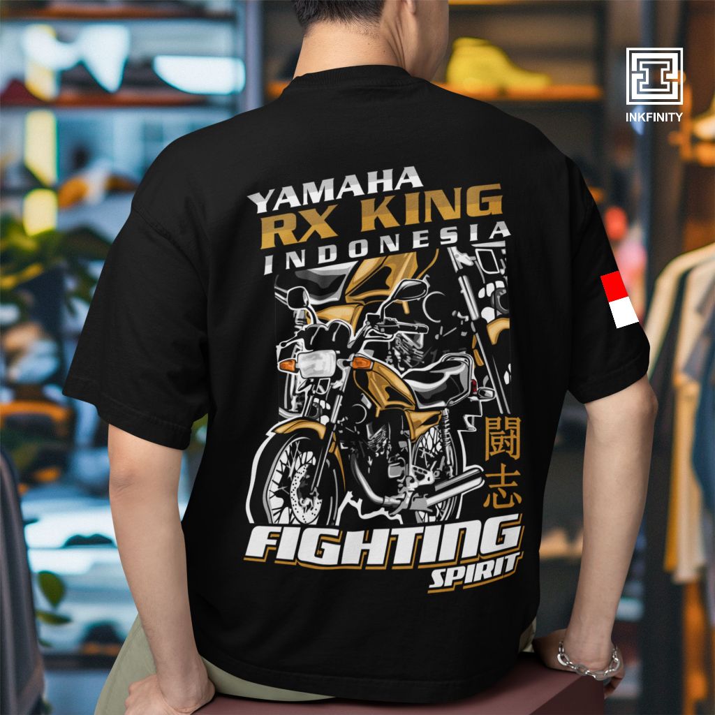 Kaos RX King YRKI V1 Pria Lengan Pendek Katun Combed 30s Sablon Distro Custom Digital Tshirt Keren