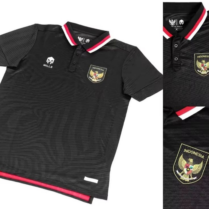 Murah Meriah  Jersey Timnas mils Indonesia  Jersey Indonesia hitam  Jersey pria wanita  Jersey terba