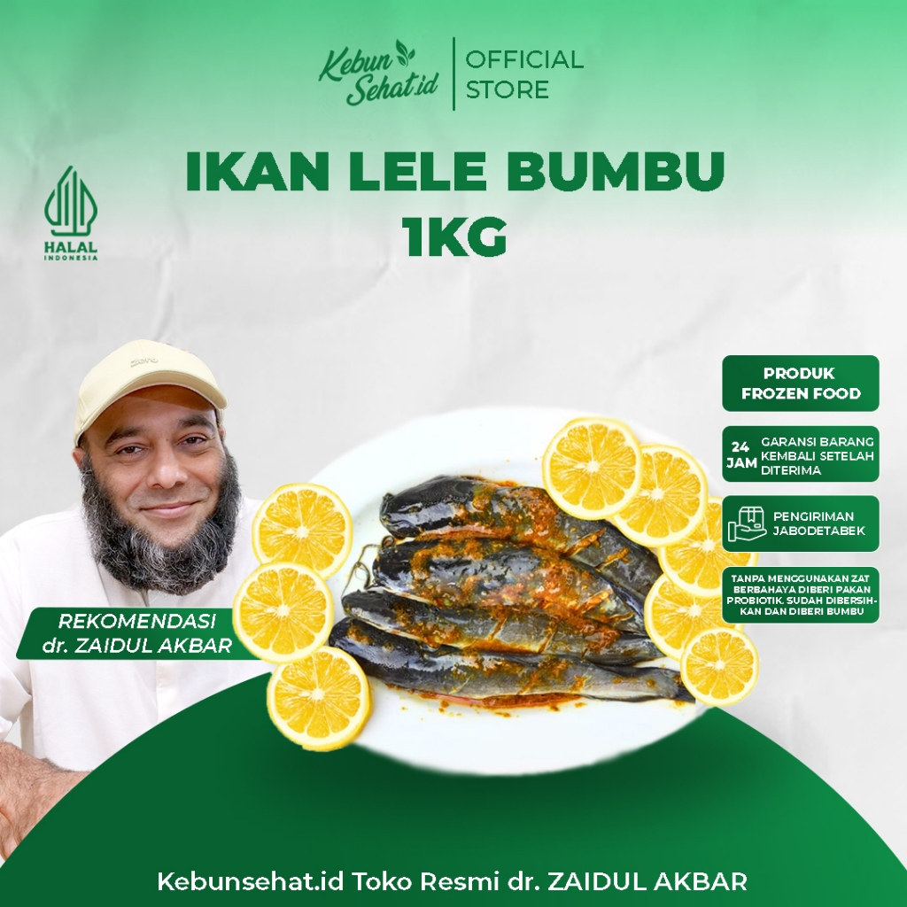 

Ikan Lele Sehat Bumbu Frozen | Bersih & Bebas Pakan Limbah - Berat 1000gr