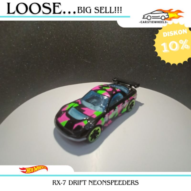 hotwheels rx-7 drift neonspeeder