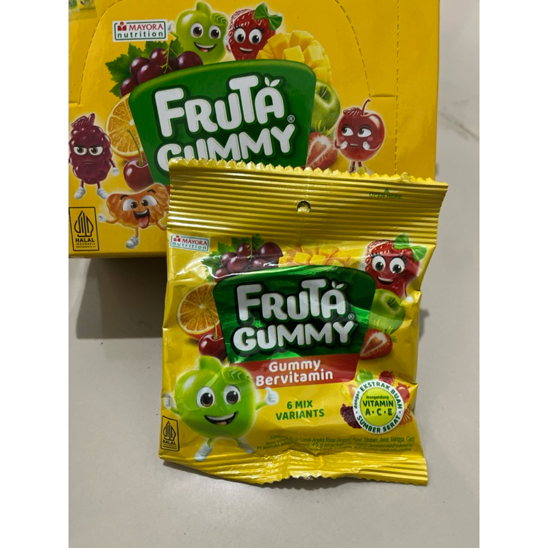 

FRUTA GUMMY BESAR MAYORA 45gram