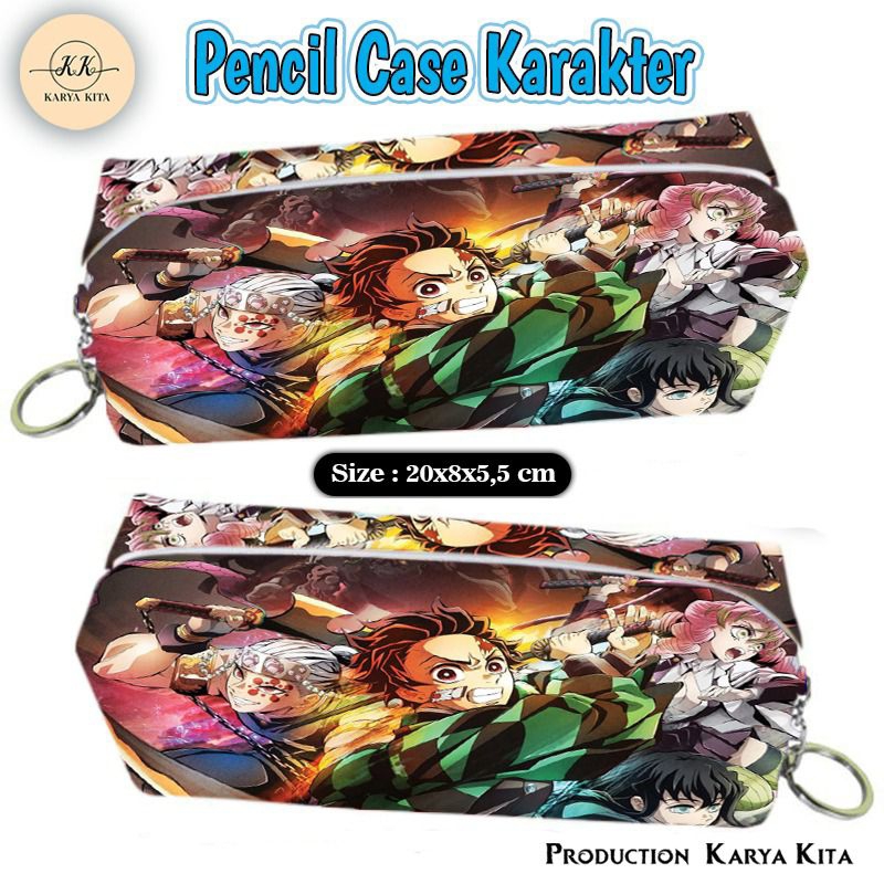 

karya kita - KIMETSU NO YAIBA - kotak pensil karakter