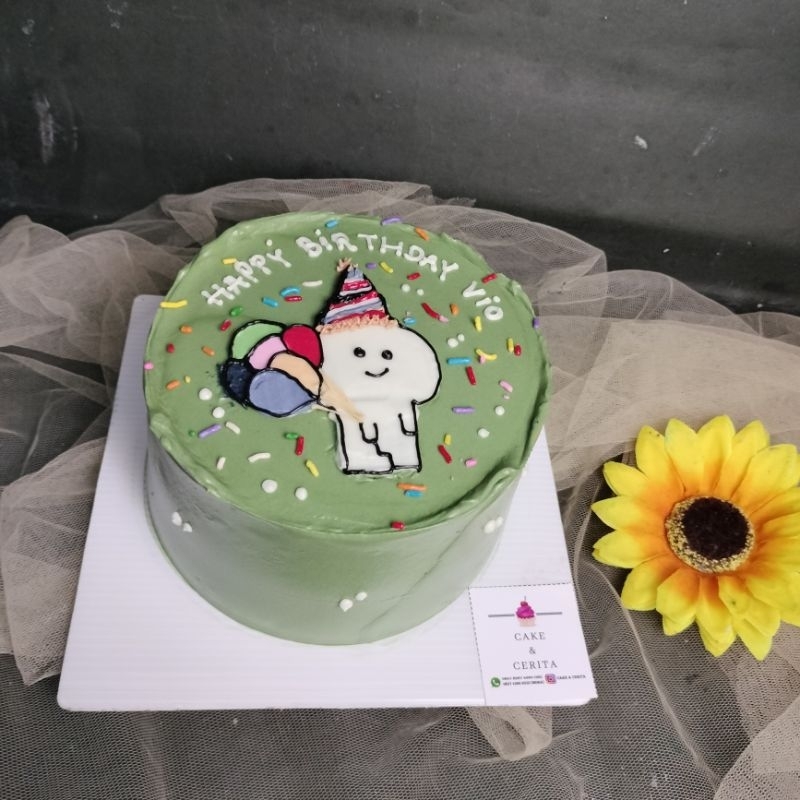 

Cake custome diameter 12 cm || KARAKTER