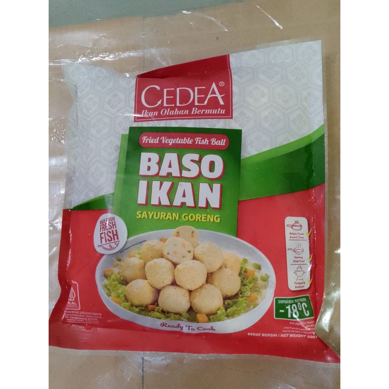 

cedea baso ikan sayuran goreng 500gr