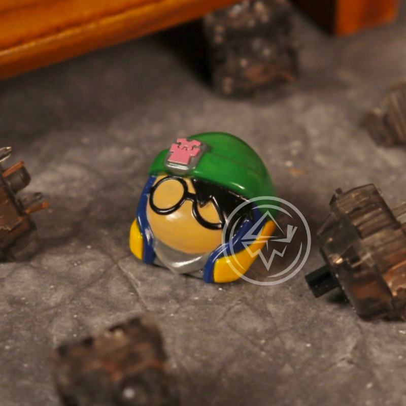 Killjoy artisan keycaps valorant keycaps agents riot gaming keycap fps games KJ mechanical keyboard
