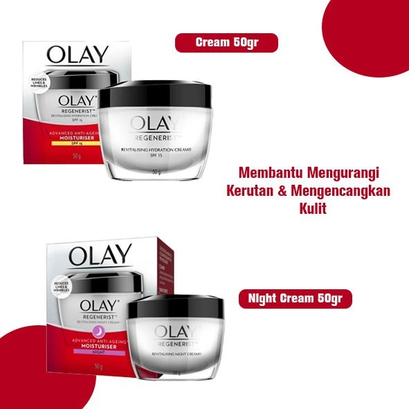 OLAY Regenerist  Revitalizing Hydration Day Cream |  Night Cream 50g - Anti Aging