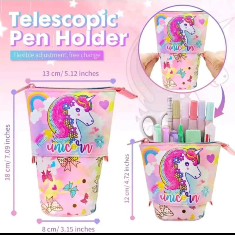 

Tempat Pensil bolpen berdiri / duduk shrink pensil case 2059