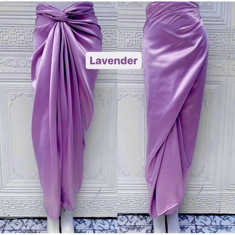 Terbaru Rok Lilit Instan, Instan Wrap Skirt, Rok Lilit Jumputan, Rok Lilit Instan Polos Satin Rok