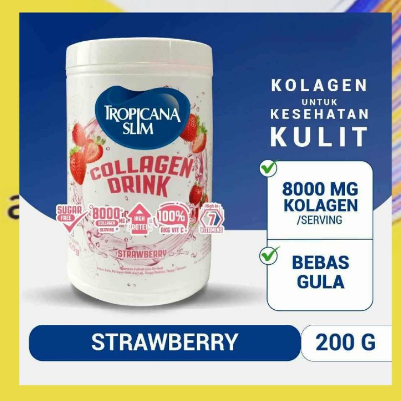 Tropicana Slim Collagen Drink Strawberry 200gr