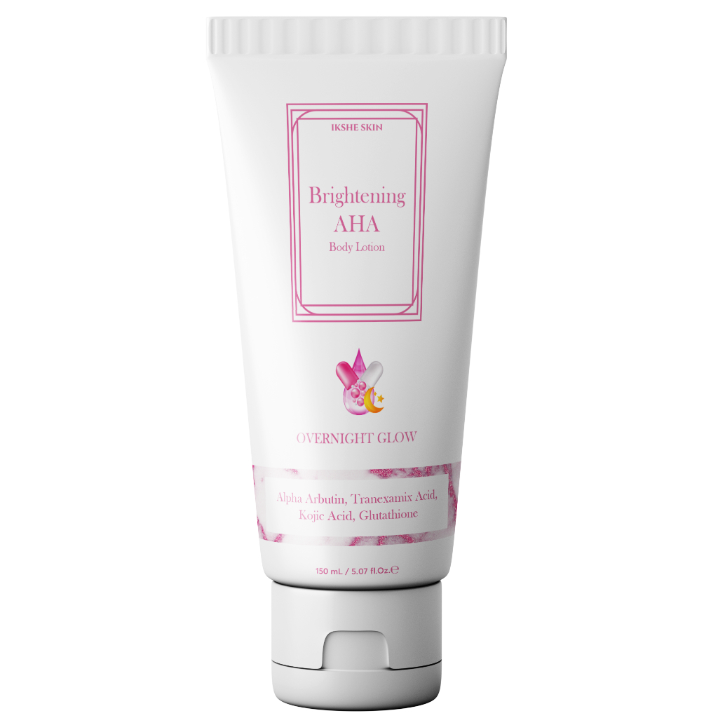 IKSHE SKIN - Body Lotion Brightening AHA Lotion By IK Natural Glowing Skincare