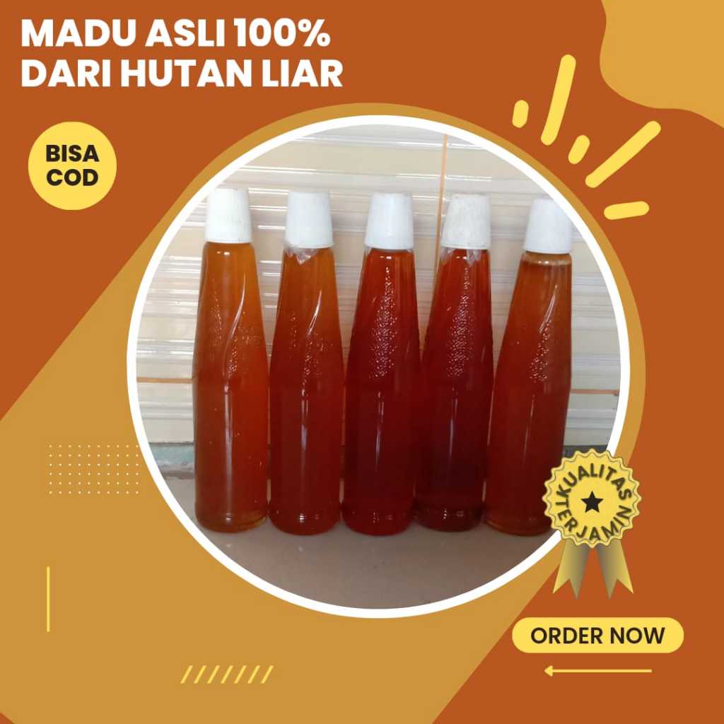 

Madu Murni Asli Hutan Liar Premium 100% Original Tanpa Campuran