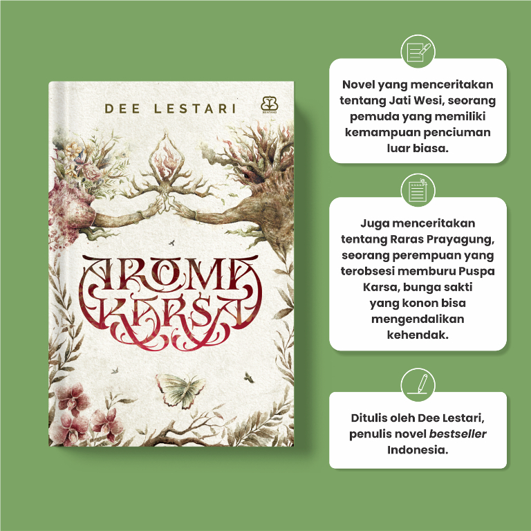 [Mizan] Aroma Karsa - Dee Lestari | Novel Indonesia