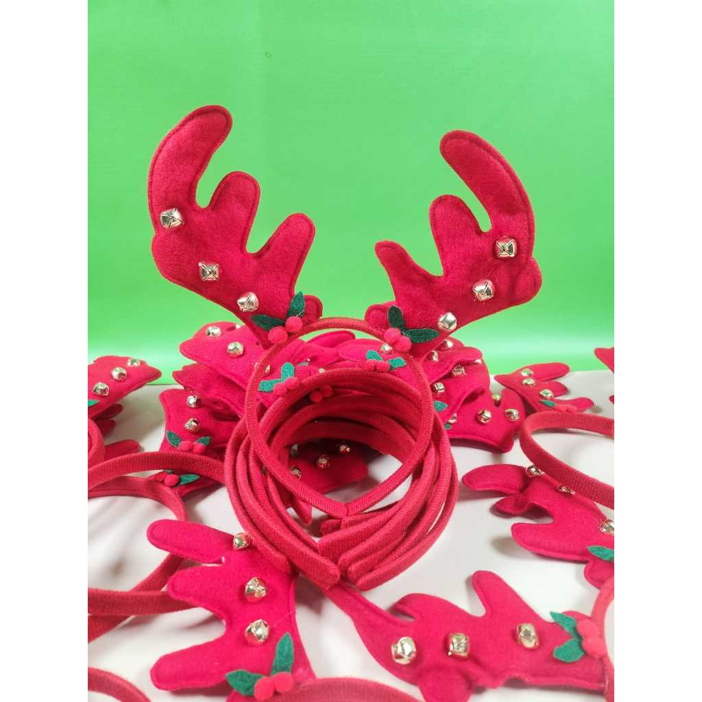 Bando Natal Tahun Baru Aksesoris Rambut Bando Wanita
