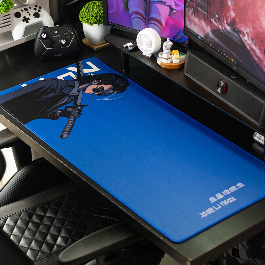 Galatix Geom Gaek Mousepad Korean XXL Gaming Soft Speed Deskmat Waterproof 400x900x4mm