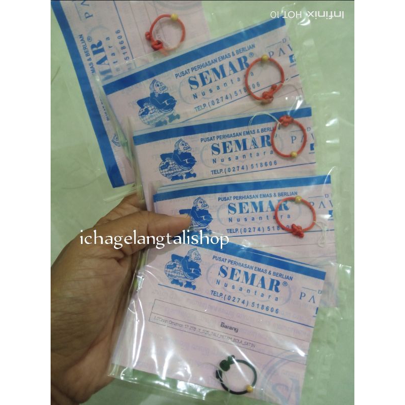 cincin tali bola satin 0, 1 gram semar nusantara