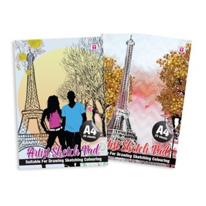 

Tiara Sketch Book Pad A4 150gsm 25 lembar / 50lembar Buku Gambar Sketsa Polos Putih Myarts