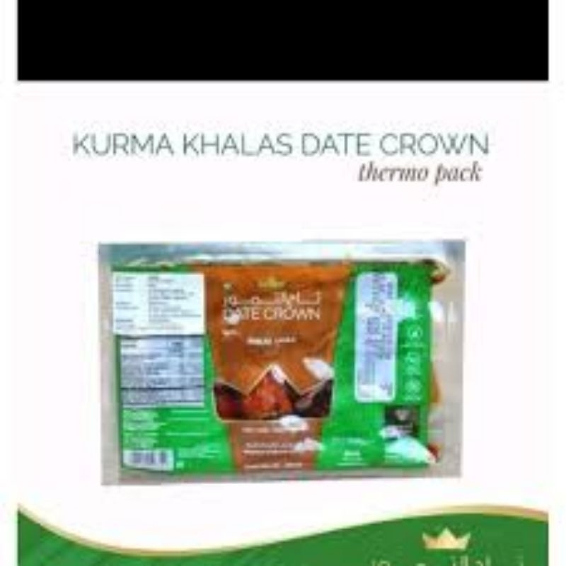 

KURMA KHALAS DATE CROWN 250 GR KEMASAN VACUM - KHALAS DATE CROWN 250 GR THERMO