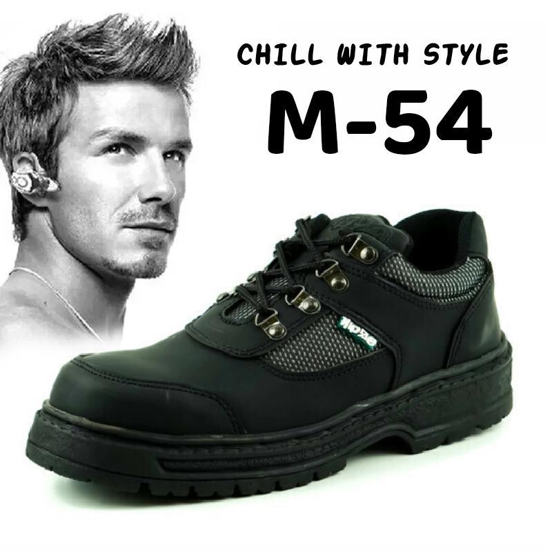 Sepatu Hipzo Safety Pria Bekerja Riding Hiking Hipzo MO54 Kulit