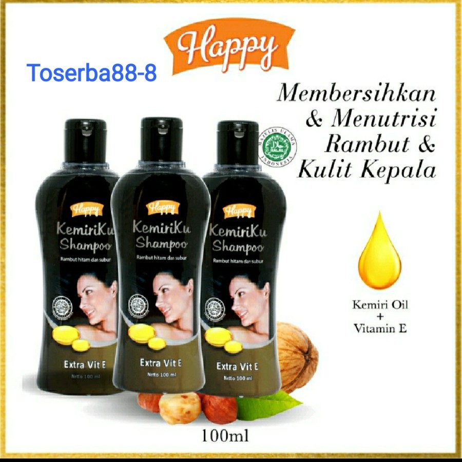 happy kemiriku shampoo penghilang uban rambut