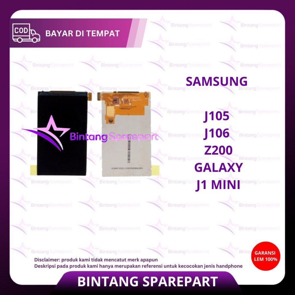 LCD TOUCHSCREEN SAMSUNG J105 / J106 / Z200 GALAXY J1 MINI ORI