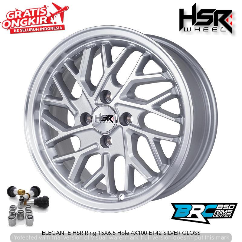 VELG HSR ELEGANTE R15 UNTUK MOBIL Agya, Altis, Ayla, Calya, Corolla, Corolla All New, Etios, Great C