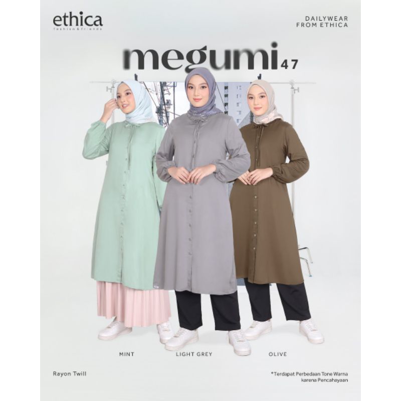 Tunik Megumi 47 by Ethica Official / Tunik Polos Megumi Ethica