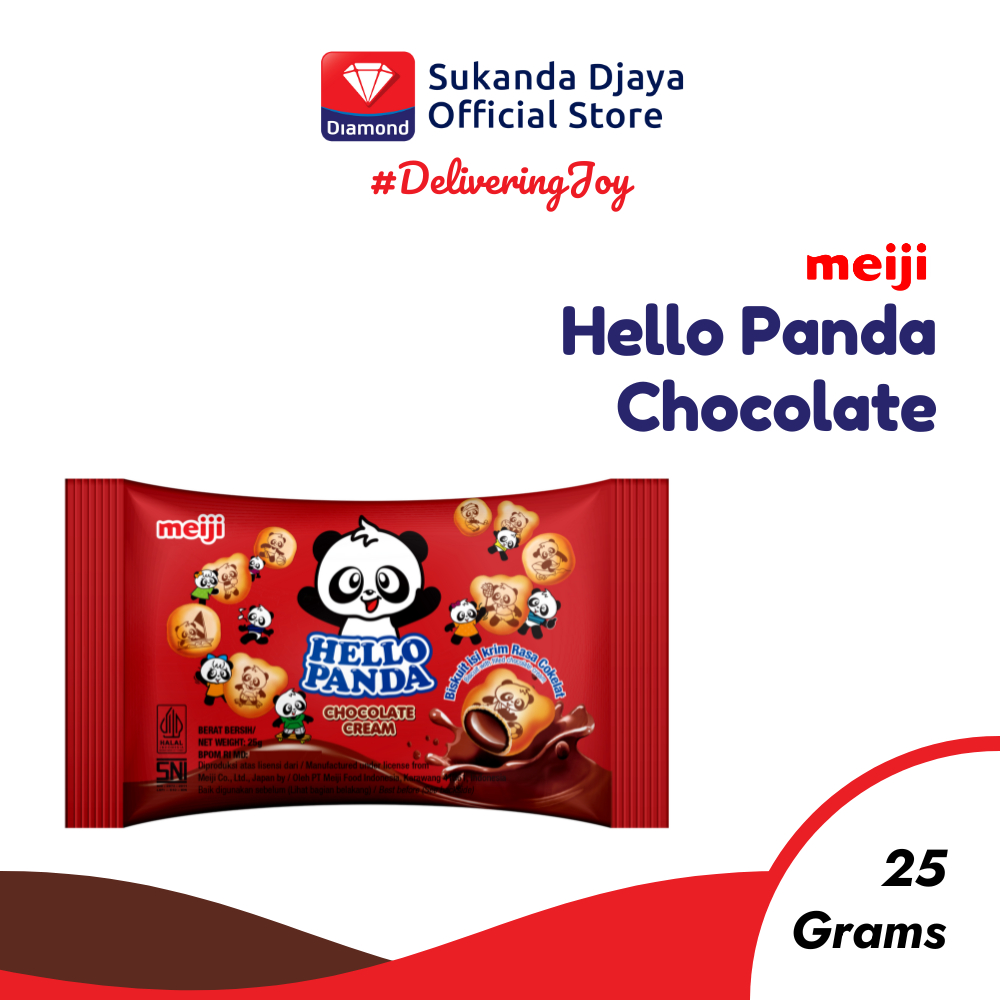 

Meiji Hello Panda Biskuit Chocolate Snack Ringan 25 Gr