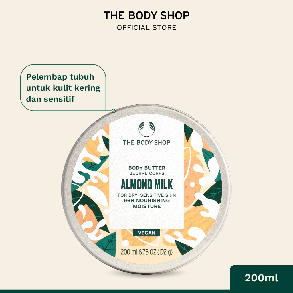 The Body Shop New Almond Milk Body Butter 200ml