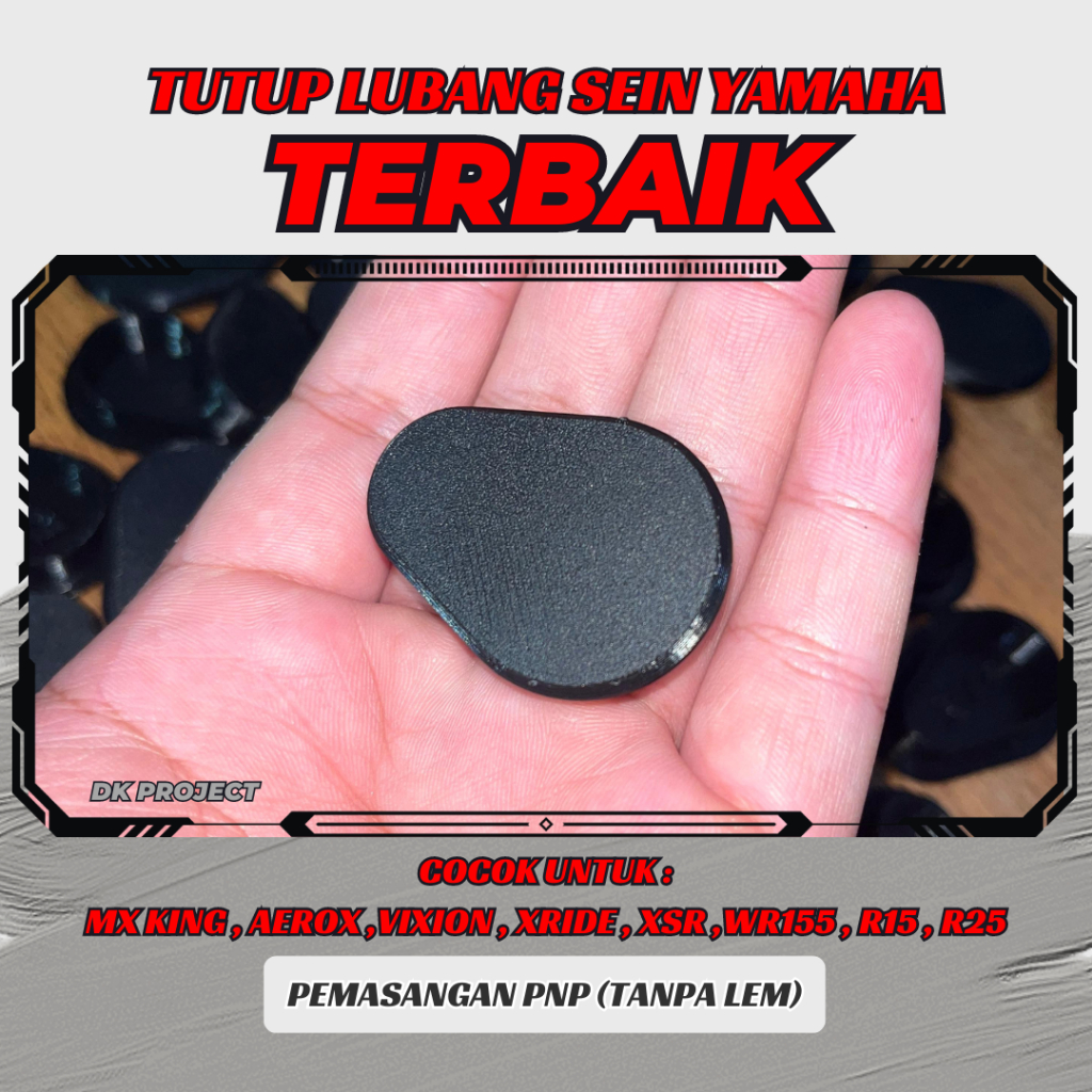 (TERBAIK) PENUTUP LUBANG SEIN YAMAHA, SEIN YAMAHA MX KING AEROX VIXION XRIDE XSR WR155 (R25 Belakang