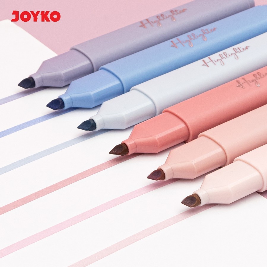 

RB Joyko Highlighter HL-99-6 Morandi Soft Color / Spidol Penanda Isi 6 Warna