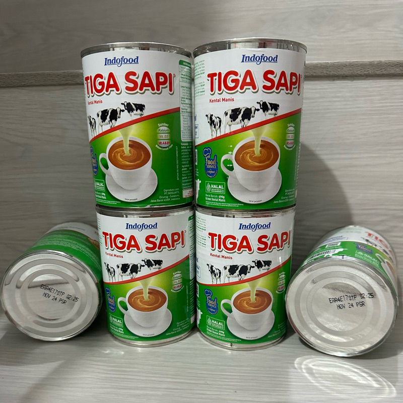 

MURAH Susu Kental Manis Tiga Sapi (EXP 28-06-25) 490gr