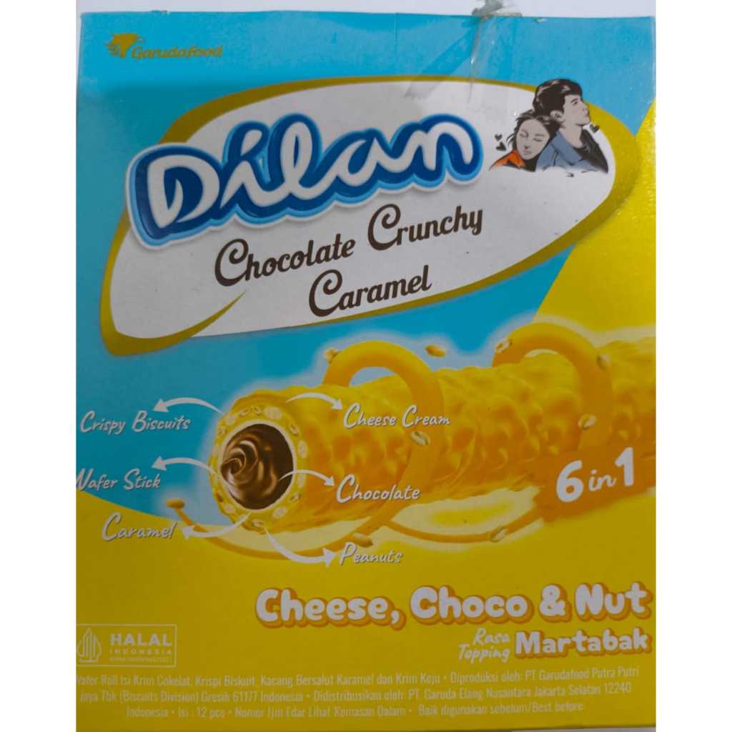 

DILAN CHOCOLATE CRUNCHY CARAMEL 1pack