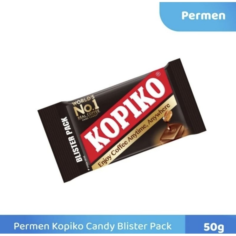

Kopiko Permen Coffee Candy Blister Pack 32 gr / Permen Kopiko Coffee