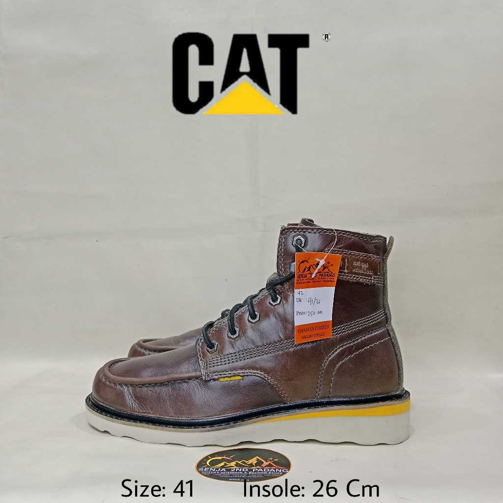 Sepatu Boot Caterpillar Moc-Toe Casual Outdoor-HHigh