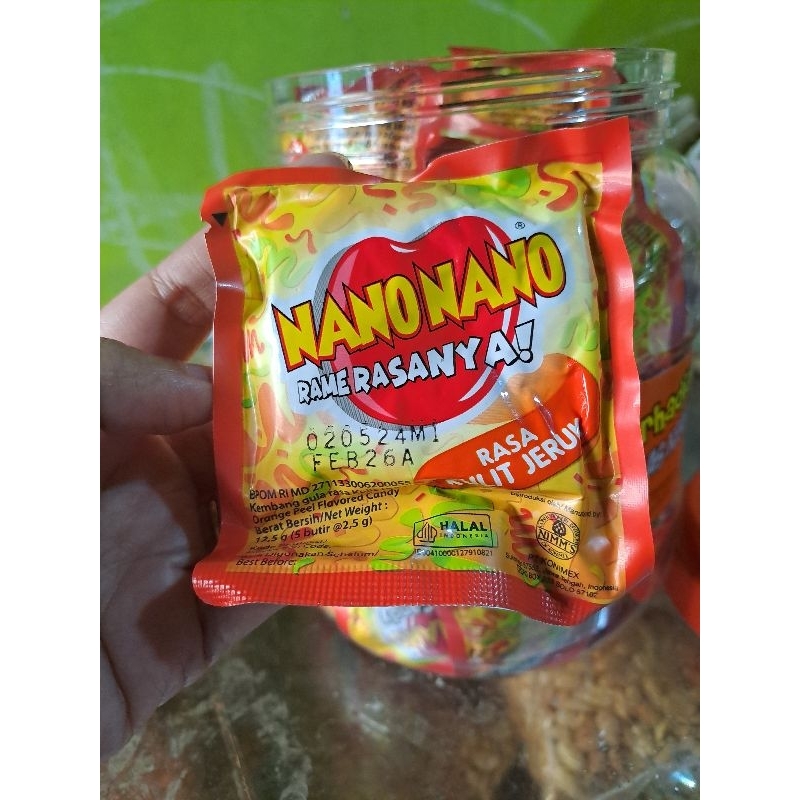 

Nanonano Permen Buah (isi 5 butir)