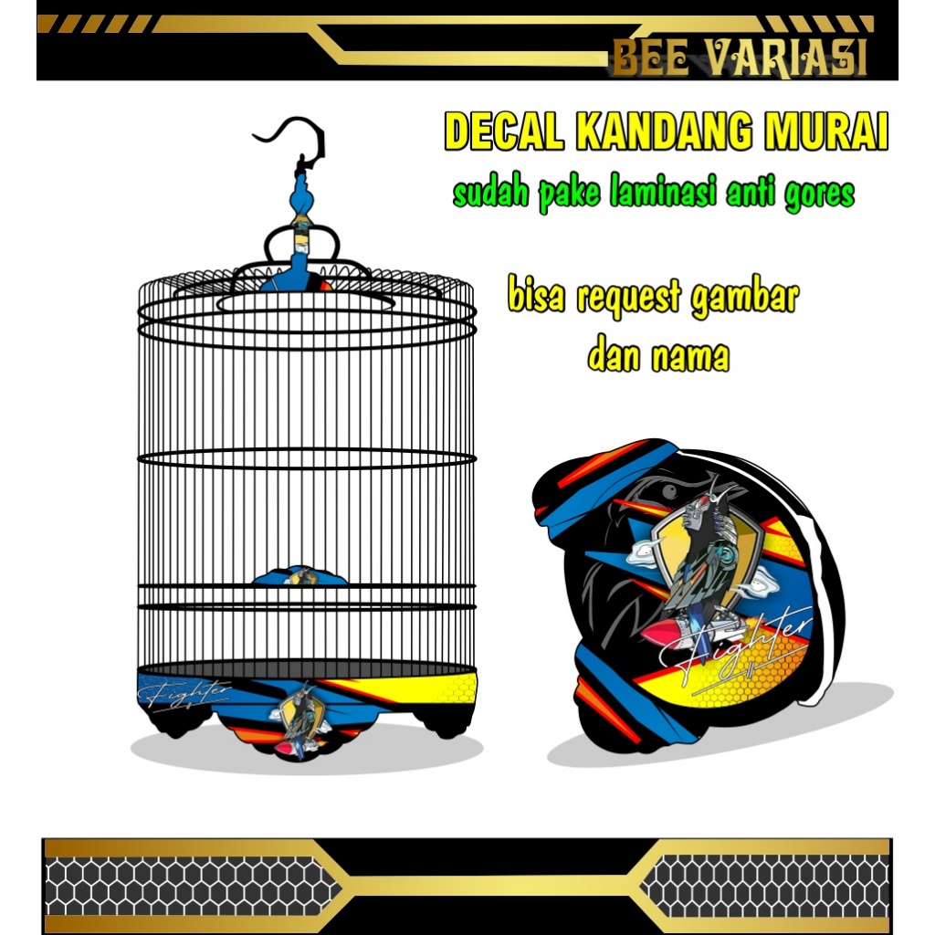 ROBOT MURAI,kandang tebok, sticker sangkar murai, tebok murai ,stiker tebok murai ,sangkar murai, de