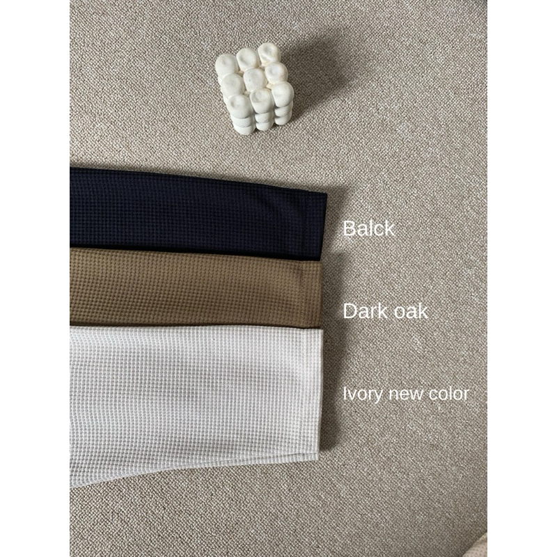 RB Alesha Tunik Waffle Allebel.co Long Tunik Atasan Waffle Knit Waffle