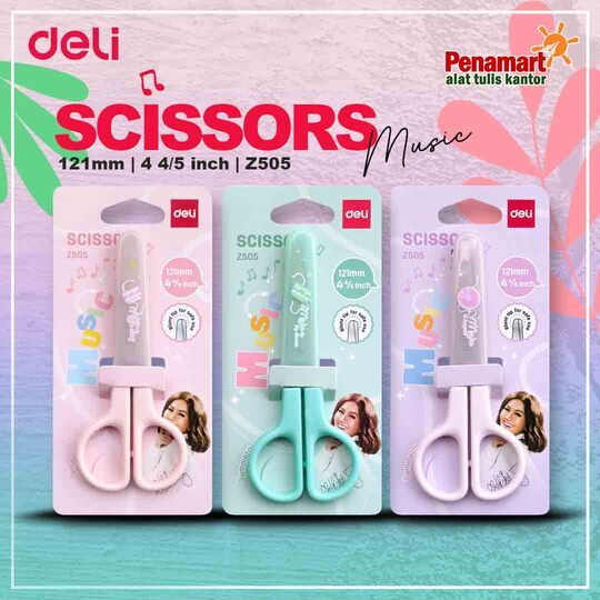 

Deli Gunting Sissor Cover Penutup 121mm Z505 Safety (DL248)