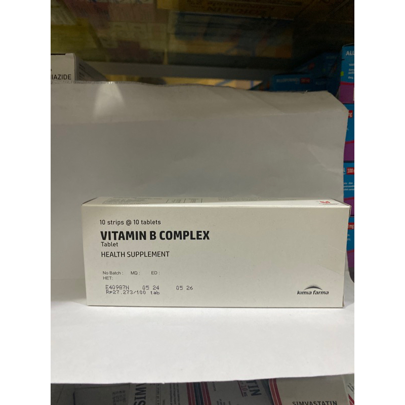 vitamin B complex kimia farma box