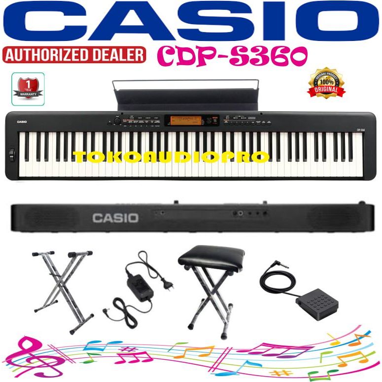 Piano Casio CDPS360 Compact Digital Piano Casio CDPS-360   Casio CDP-S360