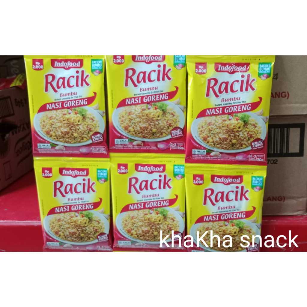 

Bumbu Racik Indofood Nasi Goreng Renceng (20gr/pcs)