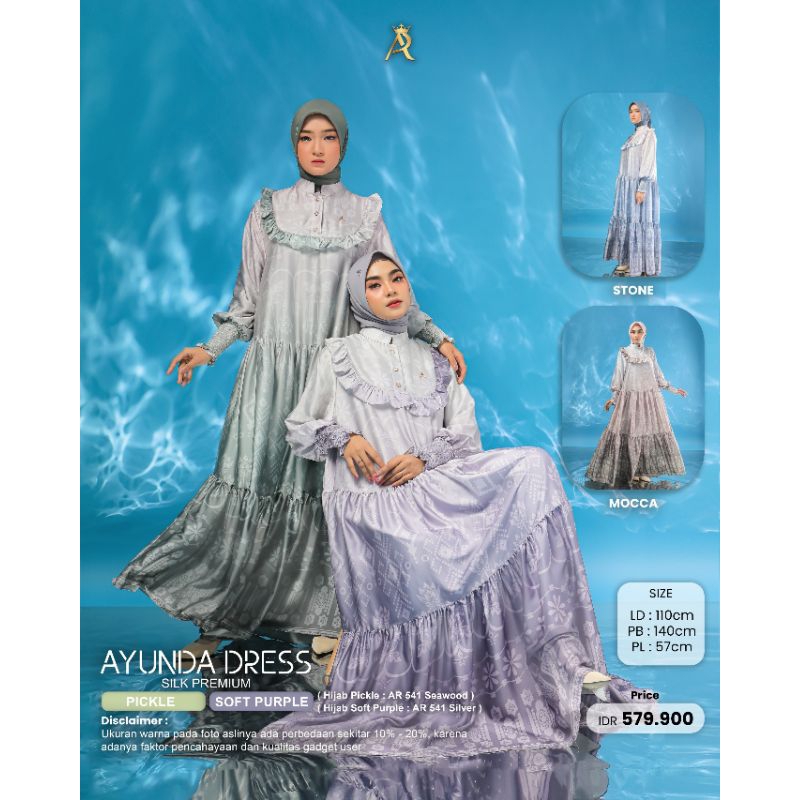 AYUNDA DRESS TERBARU Tampilan exclusive by Arrafi ori