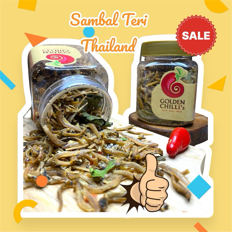 

GOLDEN CHILLIS SAMBAL TERI THAILAND CABAI EXTRA PEDAS BEST SELLER