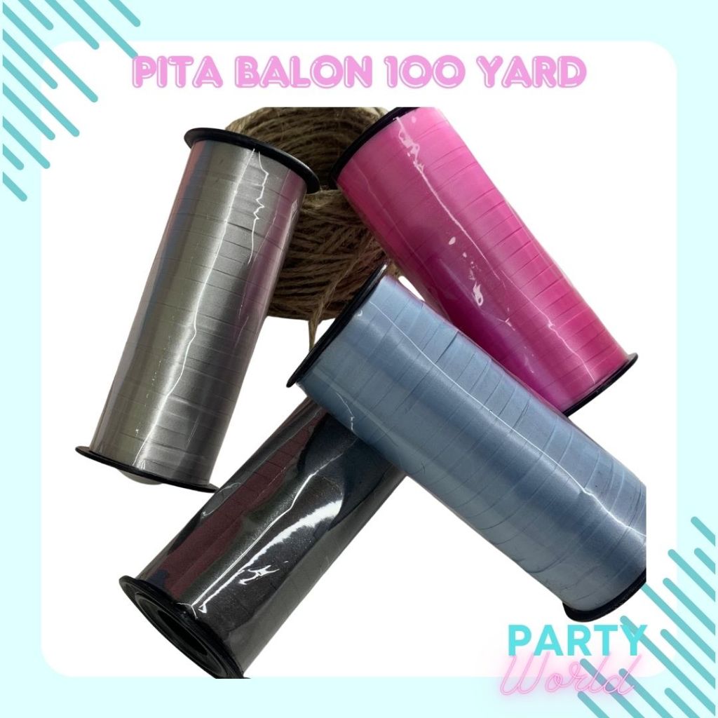 

Pita Balon Roll 100 Yard Panjang 90 Meter Pita Balon Ulang Tahun Anak