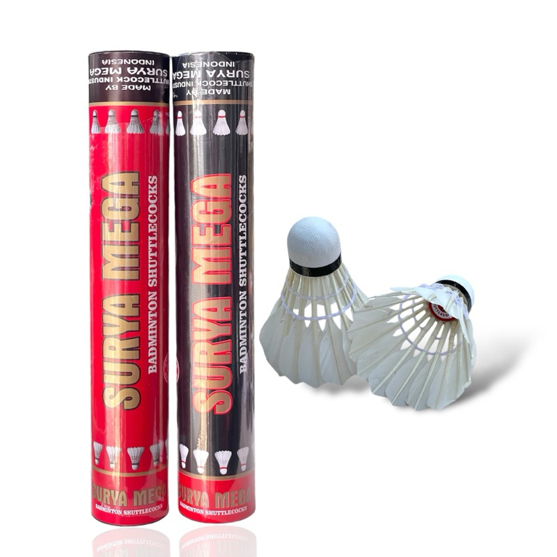 KOK Badminton Outdoor Surya Mega Shuttlecock 1 Slop 12 pcs