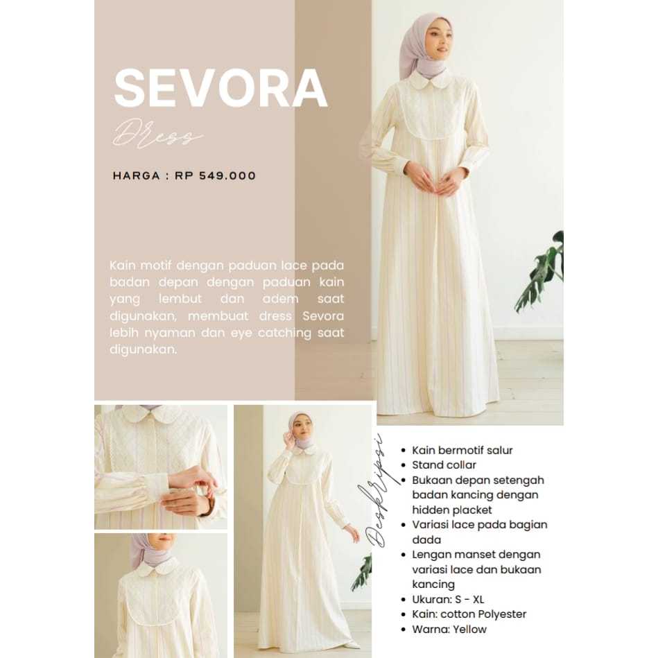 Zoya Gamis Muslim Wanita Sevora Dress