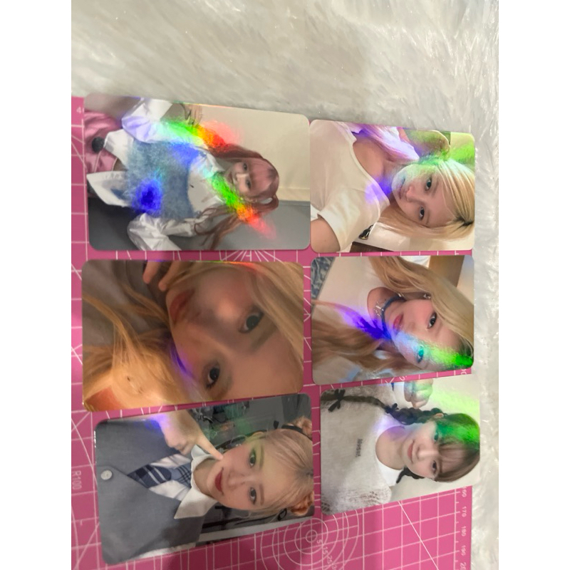 photocard hologram yunjin,rei