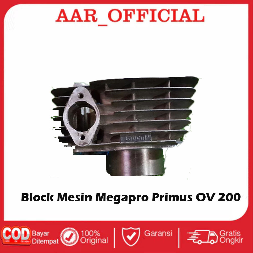 Blok block mesin megapro primus ov 200 original copotan