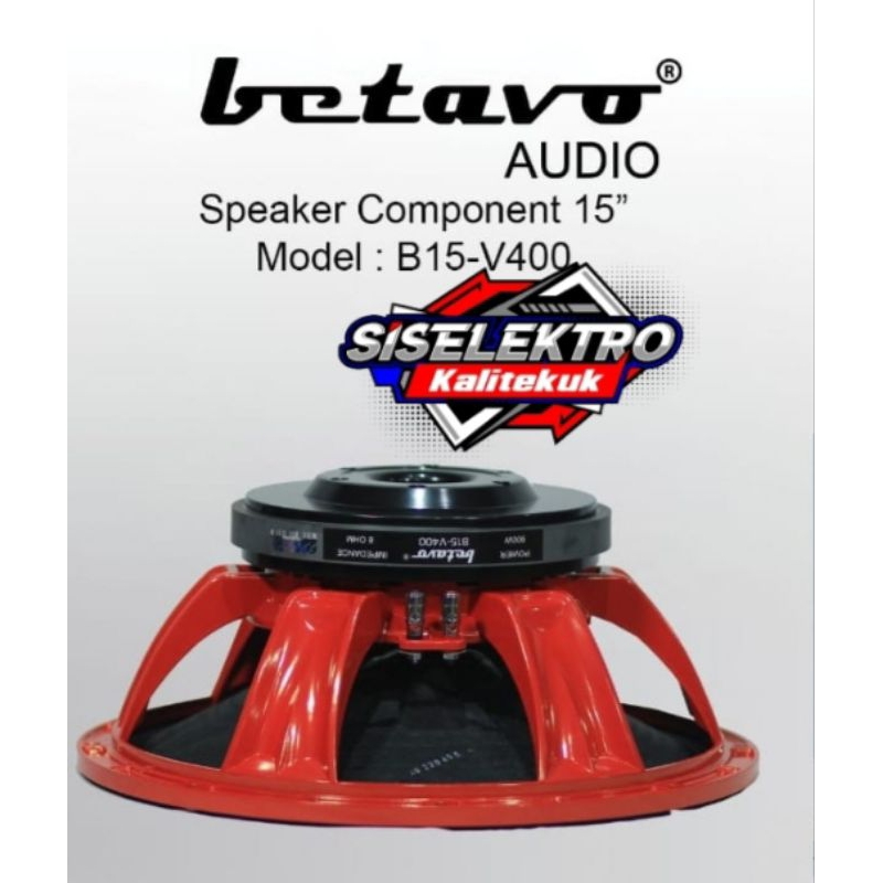 Speaker 15 Inch Betavo 15V400 Betavo B15v400