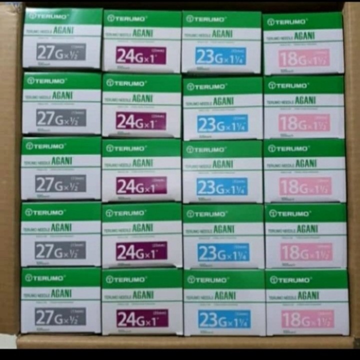 Needle Terumo 26 G / Needle Agani 24G / Jarum Suntik Terumo isi 100 pc